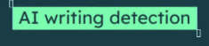 AI Writing Detection